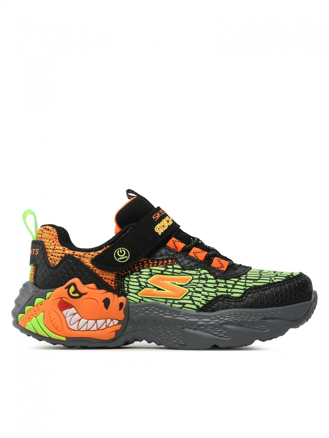 Skechers Sneakersy Dino Lights 400615L BKOR Černá